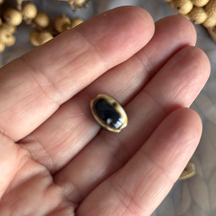 10 x Keramikperlen Mix bunt glasiert  | Für Mikromakramee, Schmuck & DIY‘s