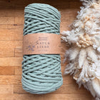 1 x Eucalyptus Geflochtenes Makramee-Garn aus 100% Baumwolle | 3mm x 100 m Länge | Für Makramee, Schmuck & DIY‘s