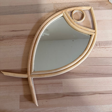 Spiegel Fisch zum Aufhängen (36x18cm)