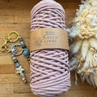 1 x Rose Braided Macrame Yarn made of 100% cotton | 3mm x 100m length | For macrame, jewelry & DIYs