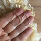 2 x Tropfen Rohlinge | Metall Silber | Für Mikromakramee, Schmuck, Ohrringe & DIY‘s