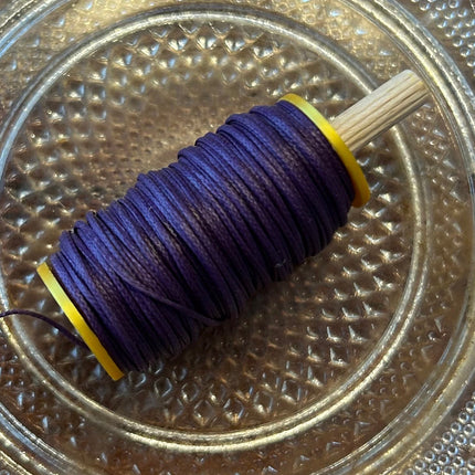 Violett (CT28) |  geflochtenes & gewachstes  Polyestergarn 1 mm | CT Point®| Mikromakramee Schmuckgarn