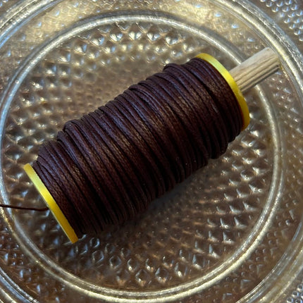 Cherry Black (CT23) |  geflochtenes & gewachstes Polyestergarn 1 mm | CT Point®| Mikromakramee Schmuckgarn