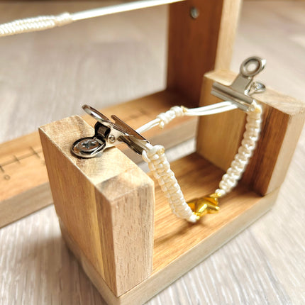 Bundle: Jewelery STAR Bracelet Maker and Smart Clamp STAR for Bracelets DIY Jewelry - the perfect match