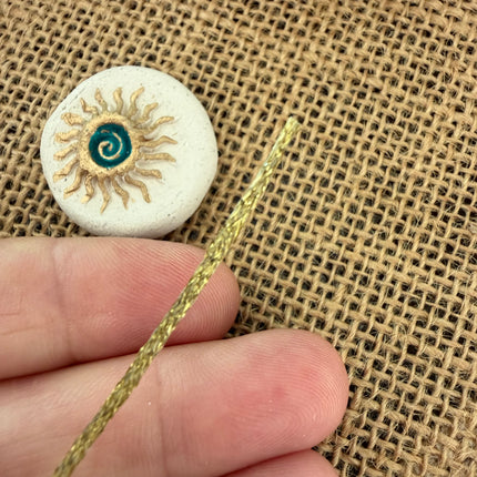 Gold (Ouro) | Linhasita® 1.4 mm gewachstes Polyestergarn | DIY Schmuck
