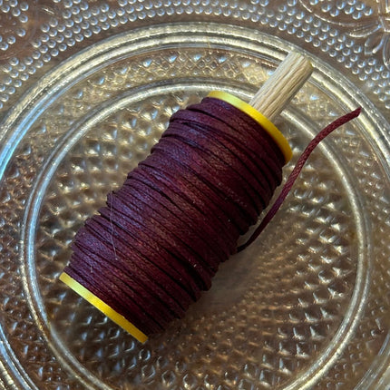 Bordeaux (CT29) |  geflochtenes & gewachstes  Polyestergarn 1 mm | CT Point®| Mikromakramee Schmuckgarn
