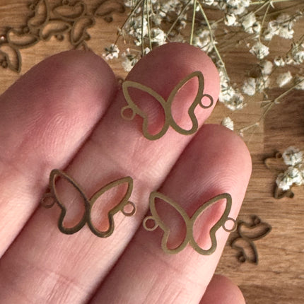 1 x Butterfly Connector | For Micromacrame, Jewelry, Bracelets &amp; DIYs