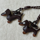 1 x Schlüssel- und Taschenanhänger im Dackel-Design | 12 x 8 mm | Fundgrube