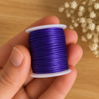 1 x Sunny Yellow Jewelry Cord in Silk Look | ø 1.2 mm x 10 m | For Micromacrame, Jewelry & DIYs