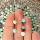 10 x Edelsteinperle aus mehrfarbigem Amazonit | 6 mm | Mikromakramee, DIY‘s & Schmuck (Kopie)