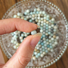 Amazonit Edelsteinperle | mehrfarbig | 6 mm | Mikromakramee, DIY‘s & Schmuck