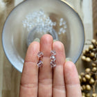 5 x Facettierte Glasperlen | in Crystal | 6 mm | Für Mikromakramee, Schmuck & DIY‘s