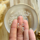 5 x Facettierte Glasperlen | in Kristallklar | 6 mm | Für Mikromakramee, Schmuck & DIY‘s