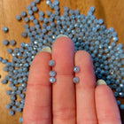 10 x Facettierte Glasperlen | in Hellem Graublau | 4 mm | Für Mikromakramee, Schmuck & DIY‘s (Kopie)