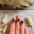 5 x flat round beads | in 9 different colors | 10 mm | For macrame, jewelry & DIY projects