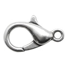 1 x Silver Carabiner Clasp - 6 x 12 mm - (Nickel-free) - DIY Jewelry