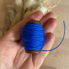 1 x 10 m Royal Blue (062) | Unwaxed Polyester Cord 1 mm for Micro Macrame | Jewelry Making DIY