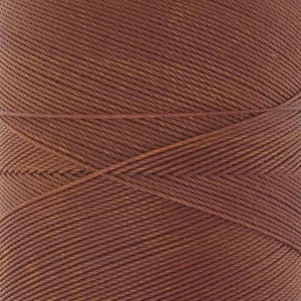 Kastanie Braun (631) | Linhasita® 0.75 mm gewachstes Polyestergarn | DIY Schmuck