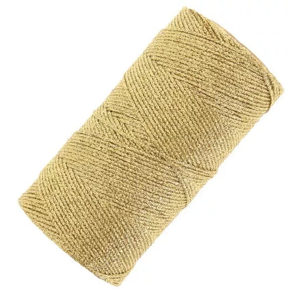 Gold (Ouro) | Linhasita® 1.4 mm gewachstes Polyestergarn | DIY Schmuck