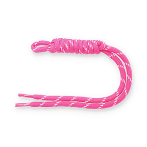 1 x Schlüsselanhänger aus Paracord | in Pink-Weiß | brightstarsdesign