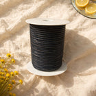 Schwarz/Blau Glitzer / Strass- Schmuckgarn - meterweise | Für Makramee, Schmuck & DIY‘s