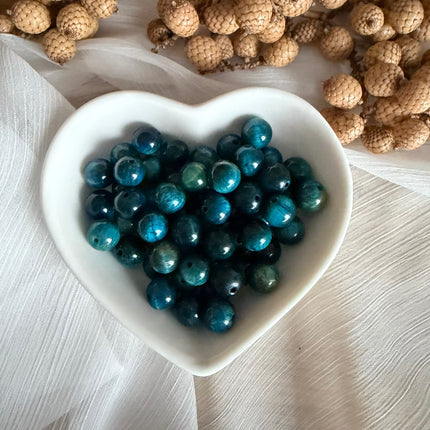 10 x 8 mm Tigerauge blau - kraftvolle Perlen | Für Mikromakramee, Schmuck & DIY‘s