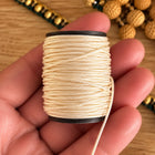 1 x 10 m Creme (70) | Ungewachstes Polyestergarn 1 mm für Mikro Makramee | Schmuckherstellung DIY (Kopie) (Kopie)