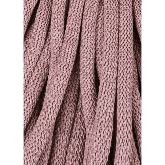 Bobbiny Makramee Garn Bobbiny Jumbo Kordel 9 mm x 100 m - Mauve