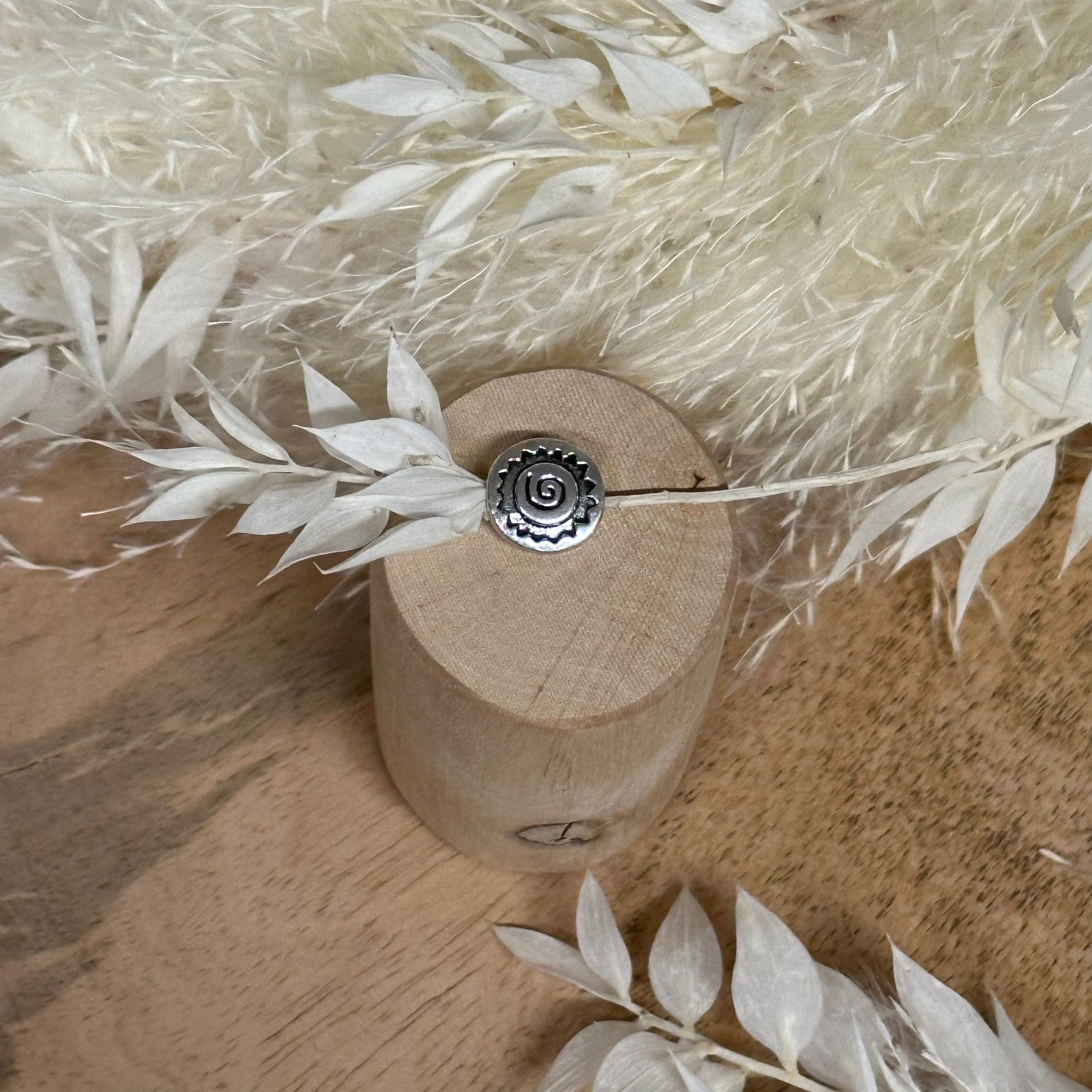 brightstars 5 x dekorative Ornament Perle silber für DIY Ohrring Armband Halskette Schmuckherstellung