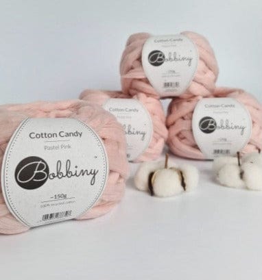 brightstars Dekorationswerkzeuge für Kunstarbeiten Bobbiny Cotton Candy Pastel Pink 150g