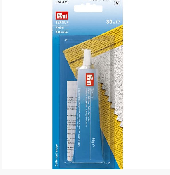 brightstars design Geflochtenes Garn Prym Textilkleber 30 g