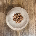 brightstars Holzperlen 6 mm / 20 Stück Handgefertigte Olivenholz Perlen Schmuck DIY in drei Größen - 4-8 mm