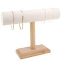 brightstars Maker-Equipment Schmuckhalter - Ständer für Armbänder 19 x 25 cm Bambus mit Stoff