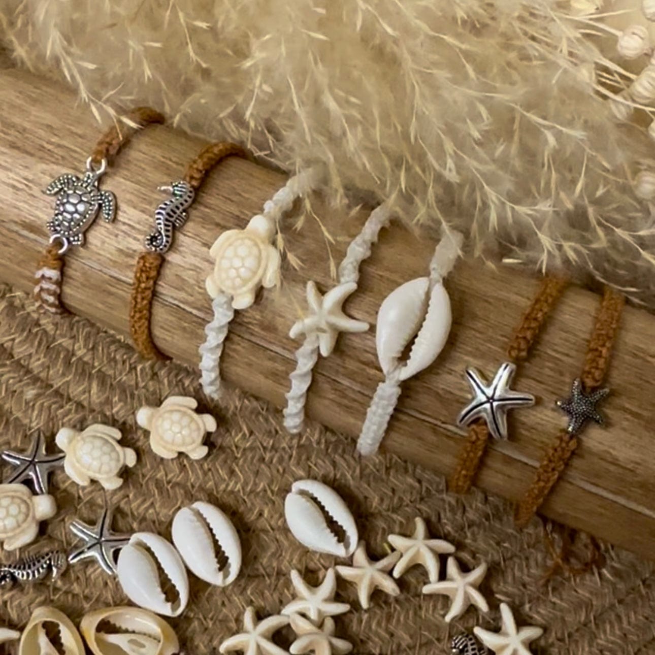armband aufbewahrung diy Schildkröte Stein DIY Armband Halskette Schmuck Makrmaee
