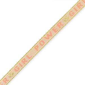 brightstars Schmuckband mit Text "GIRL POWER" Pale Blush