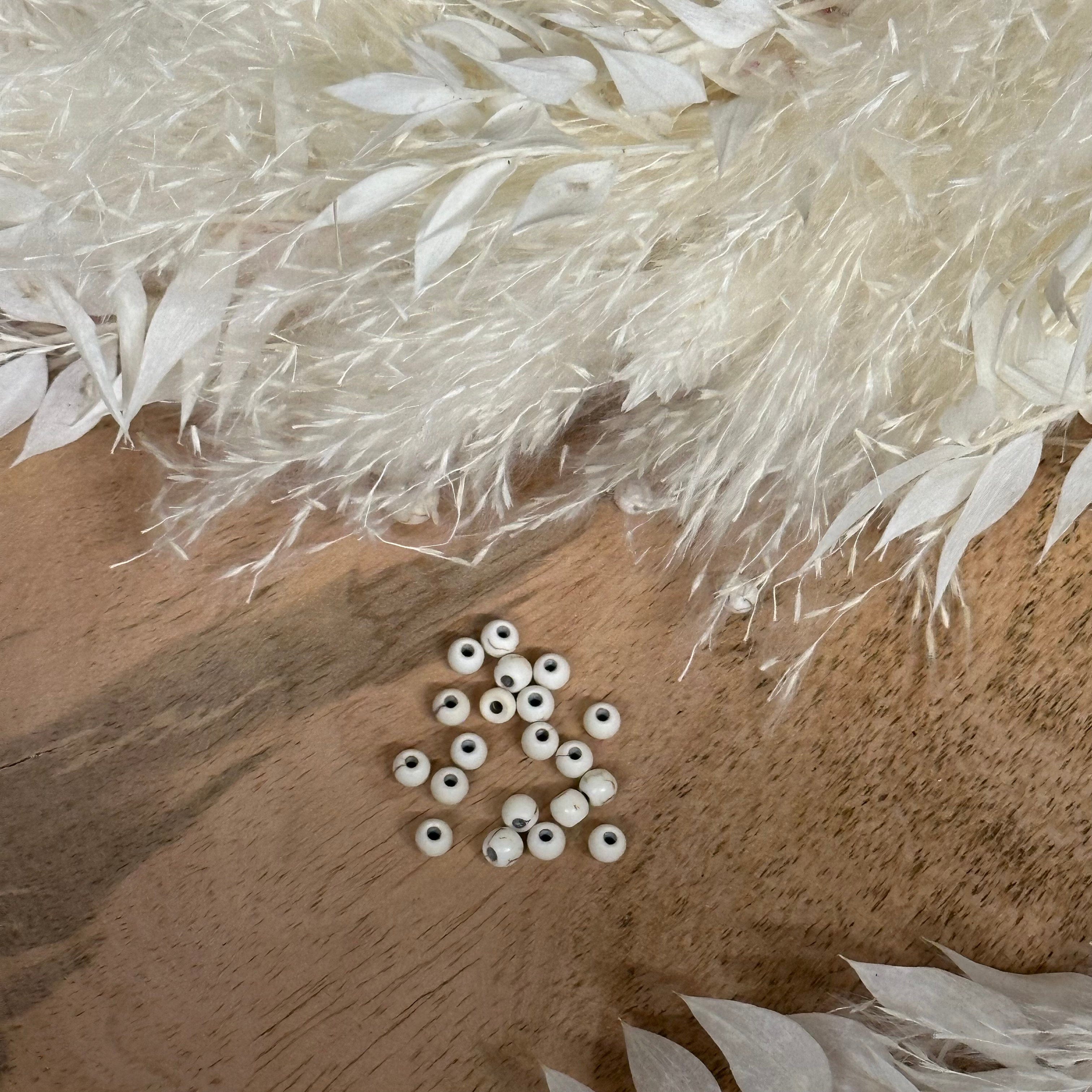 brightstars Schmucksteinperlen 1 x 10 Perlen Perle Natur DIY für Schmuck Armbänder Ketten Ohrringe 4 mm