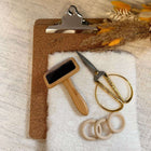 Macrame set - clipboard, brush and scissors