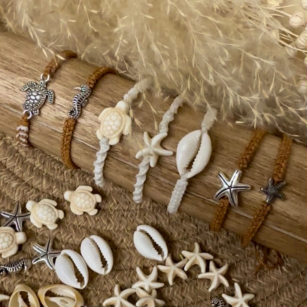 brightstars Versilberter antiker Seestern für DIY Ohrring Armband Halskette Schmuckherstellung