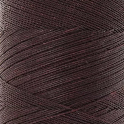 Ebenholz Braun (555) | Linhasita® 0.75 mm gewachstes Polyestergarn | DIY Schmuck