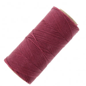 Himbeer Rot (235) | Linhasita® 1 mm gewachstes Polyestergarn | DIY Schmuck