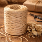 1 x Hellbraunes Papiergarn zum Häkeln & Flechten | stabil, formfest & natürlich